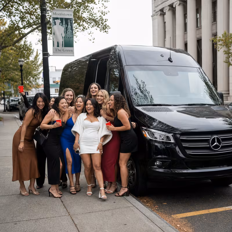 Morristown Bachelor & Bachelorette Transportation fleet vehicle