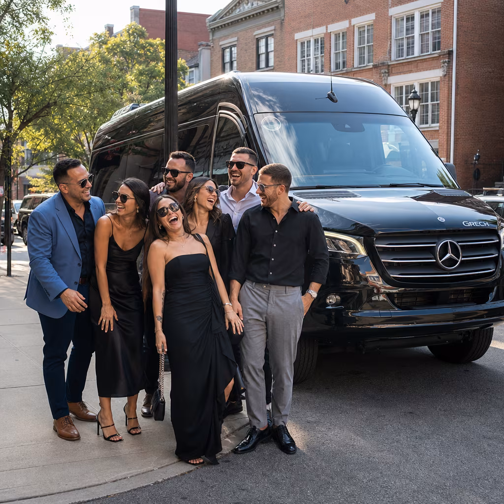 Bachelor and bachelorette party bus