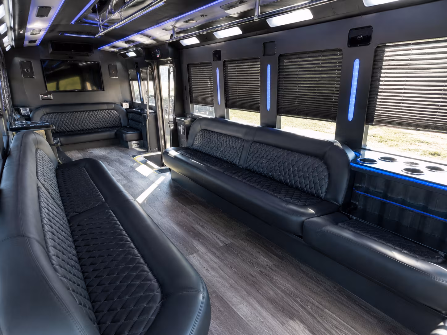 Morristown Bachelor & Bachelorette Transportation party bus exterior