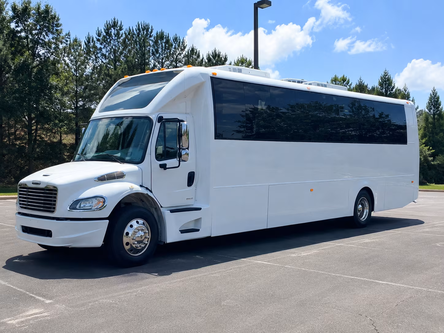 Morristown Bachelor & Bachelorette Transportation party bus exterior