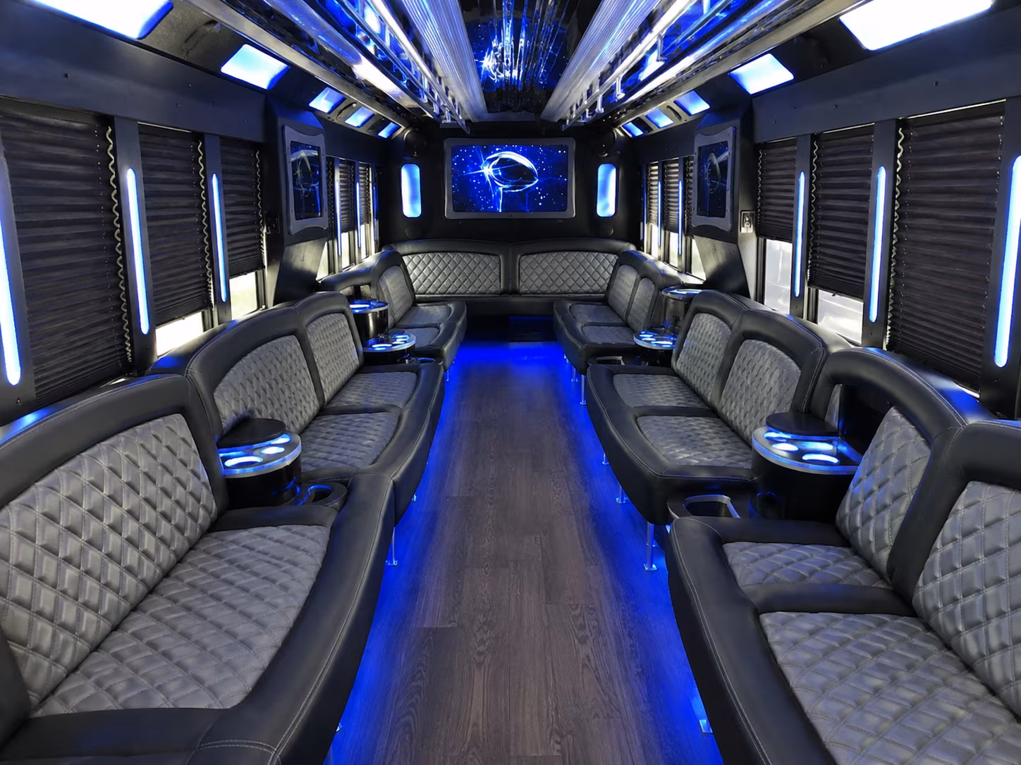 Morristown Concert & Music Festival Transportation party bus exterior