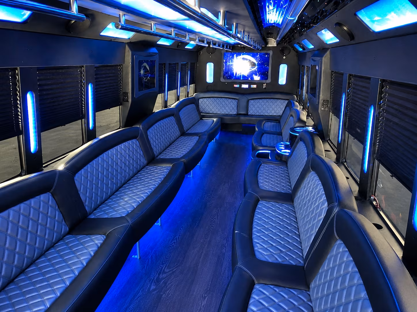 Morristown Concert & Music Festival Transportation party bus exterior