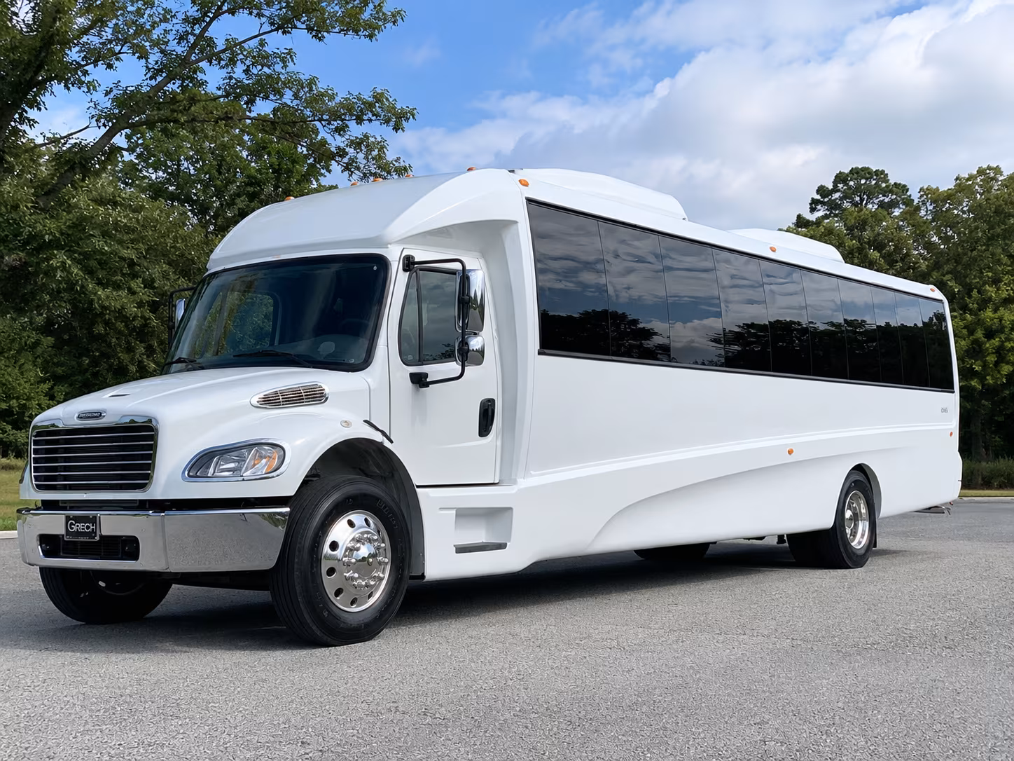Morristown Concert & Music Festival Transportation party bus exterior