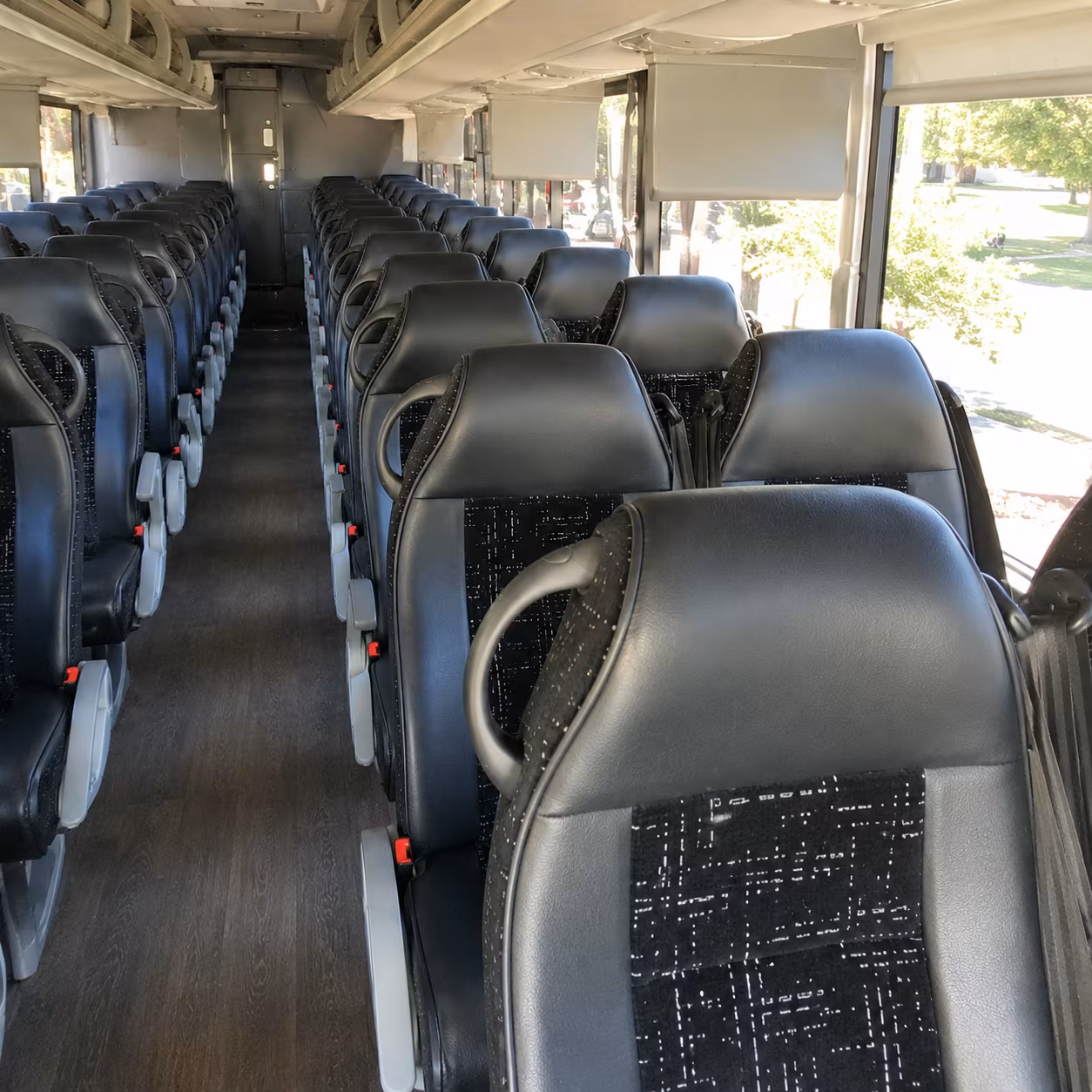 Morristown Corporate Transportation party bus exterior