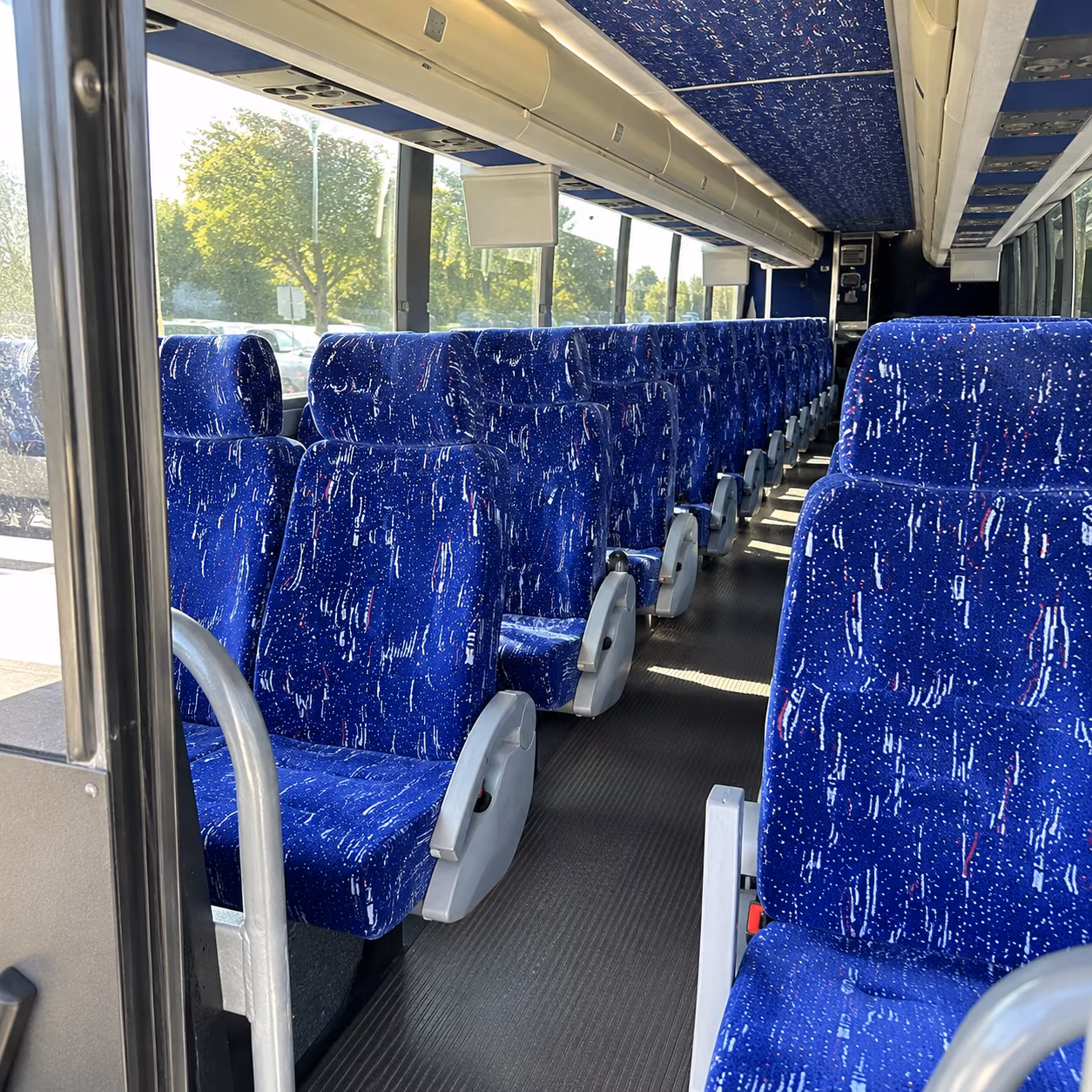 Morristown Corporate Transportation party bus interior