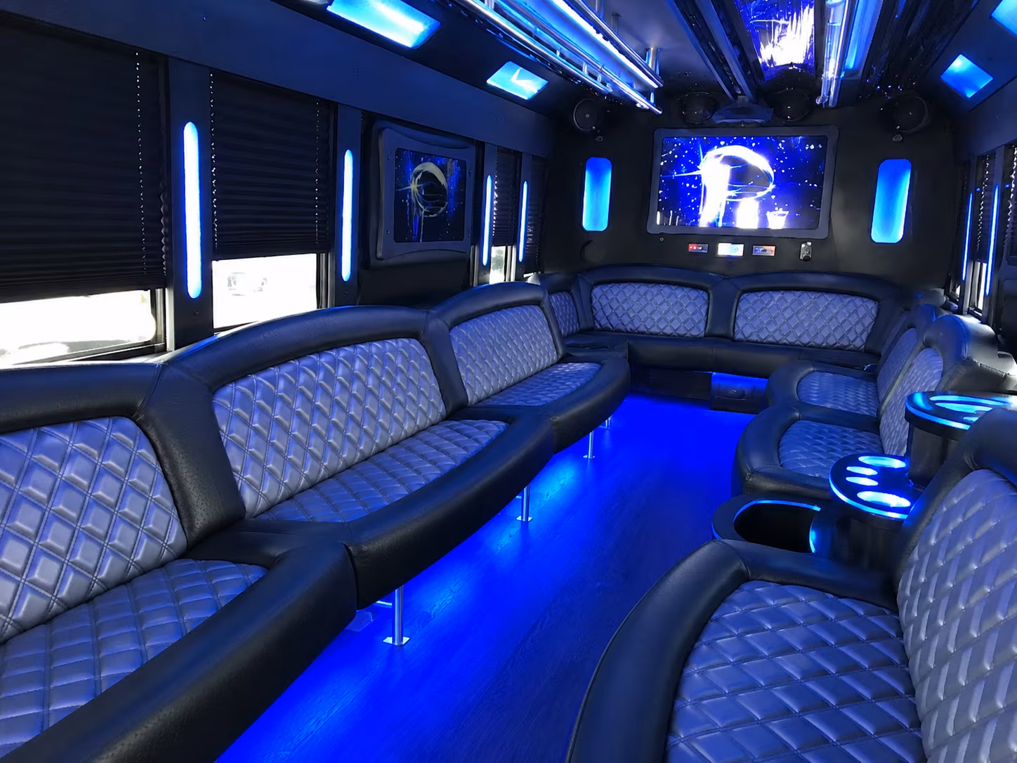 Morristown Private Event Transportation party bus exterior