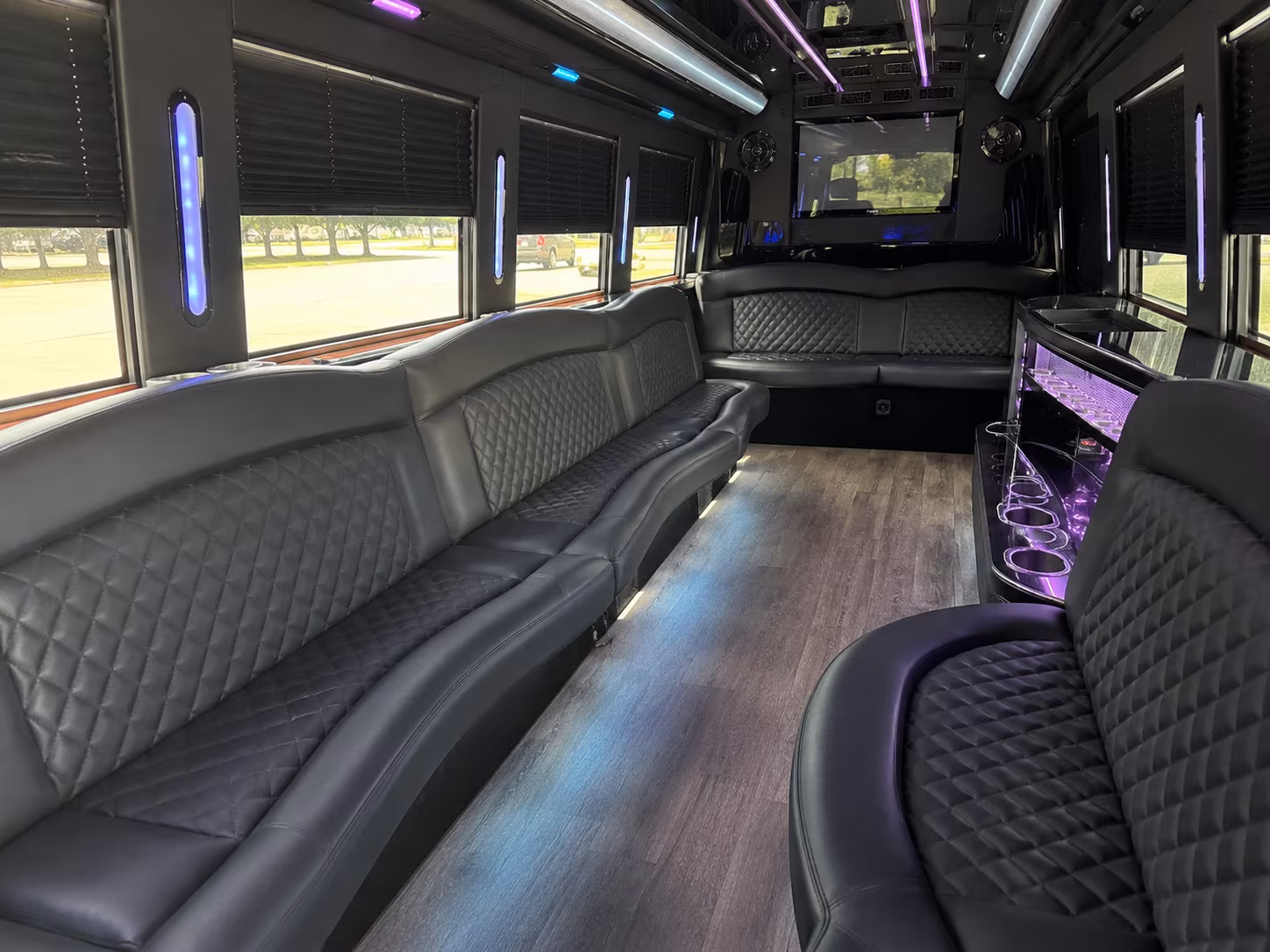Morristown Prom & Homecoming Transportation party bus exterior