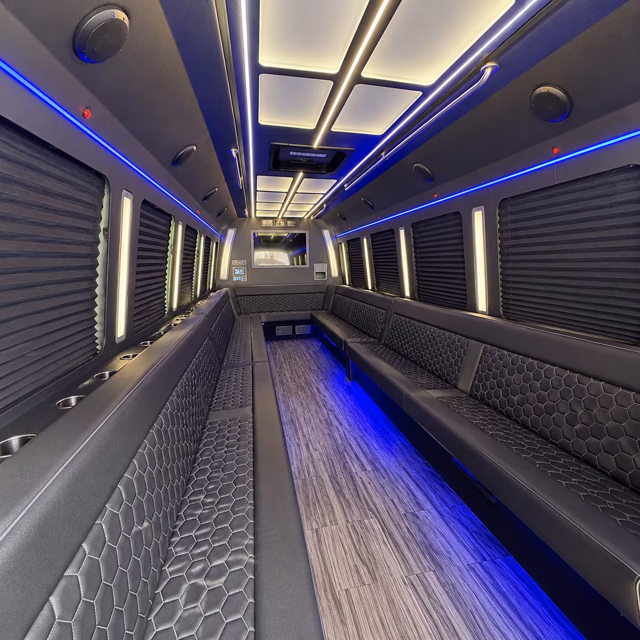 Morristown Prom & Homecoming Transportation party bus exterior