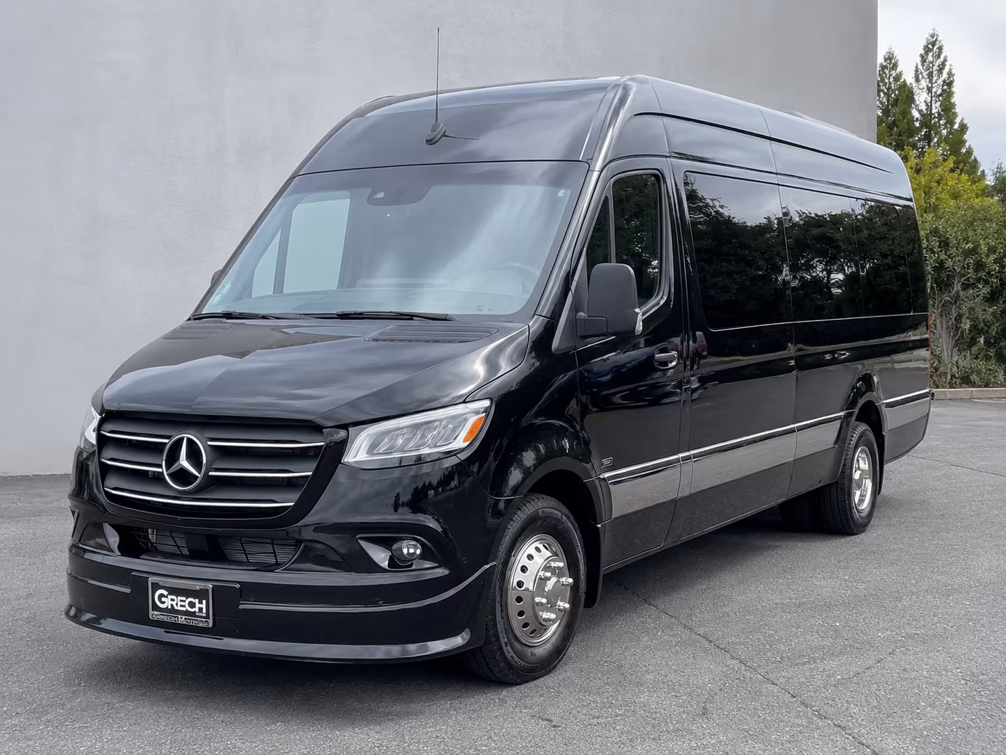 Morristown School Event Transportation party bus exterior