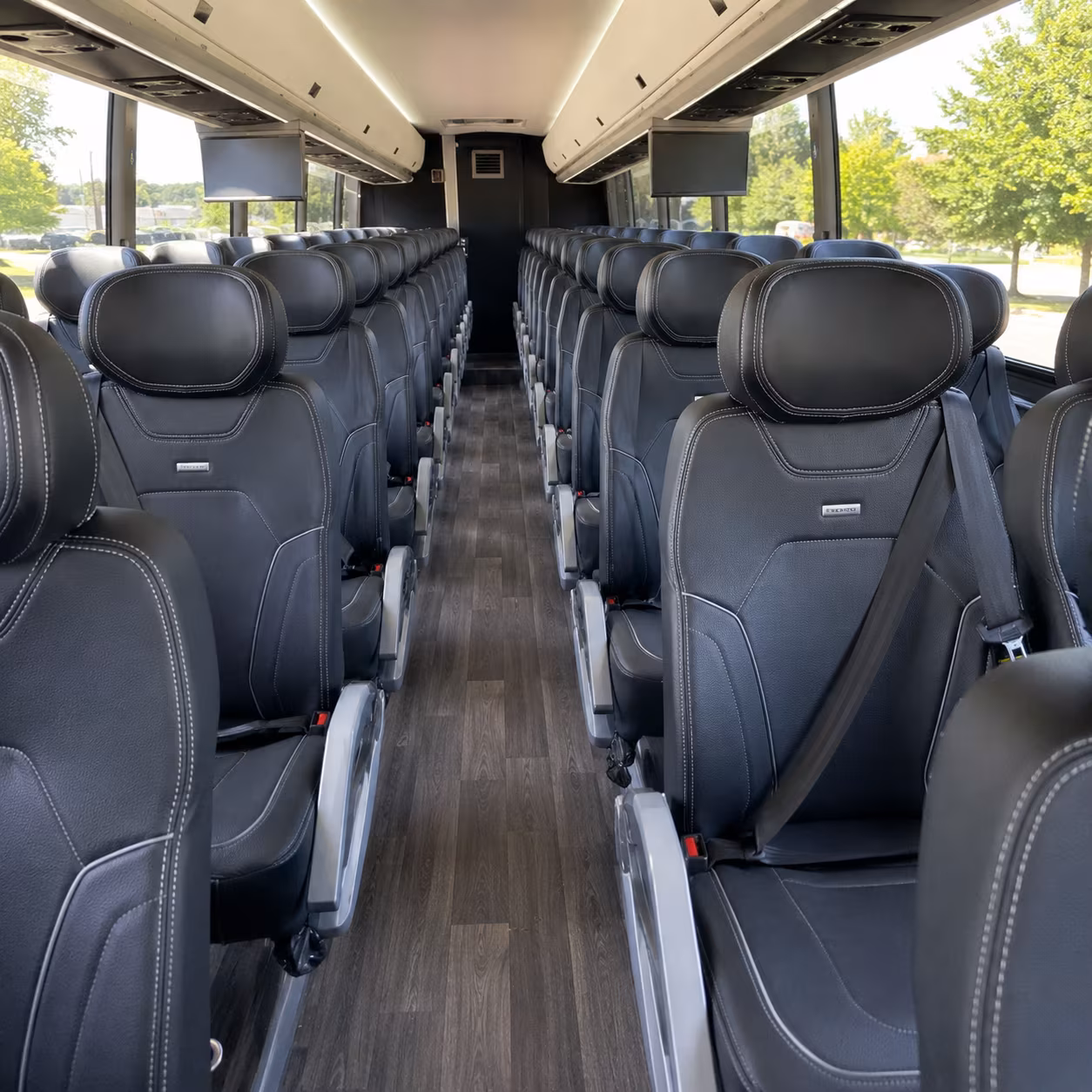 Morristown School Event Transportation party bus exterior
