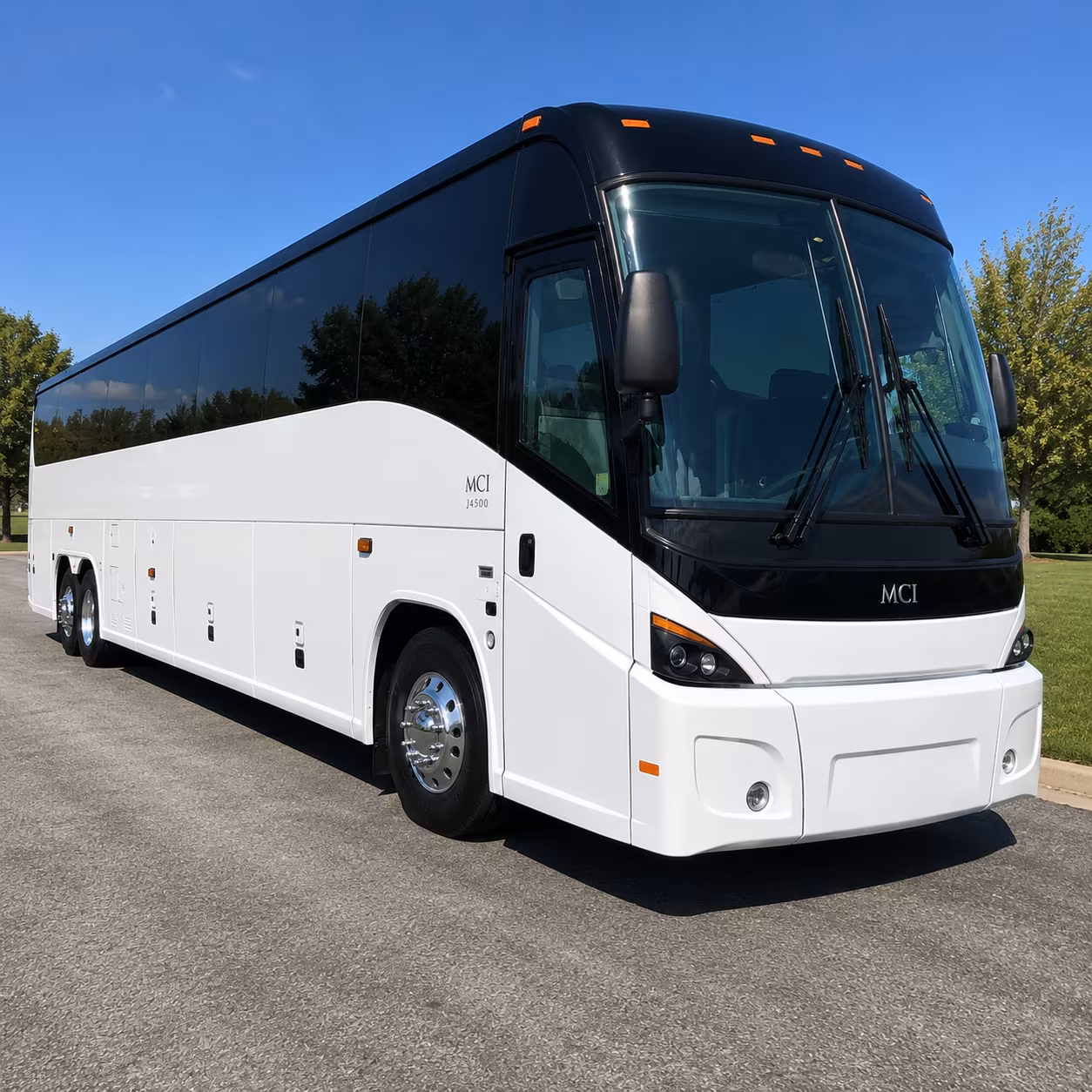 Morristown School Event Transportation party bus interior