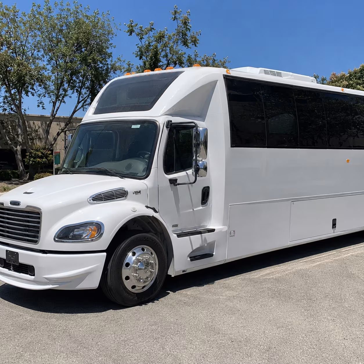 Morristown Sporting Event Transportation party bus exterior
