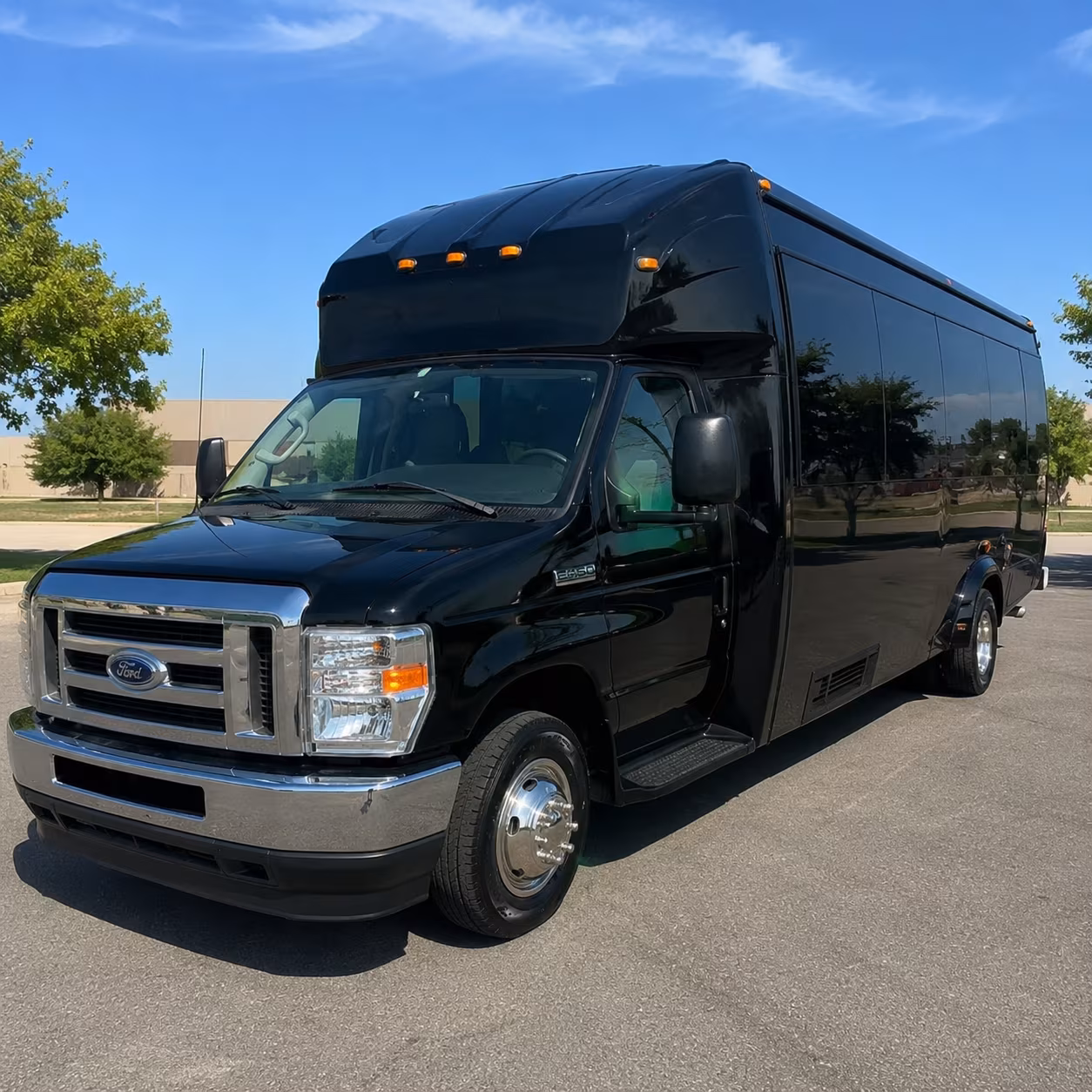 Morristown Sporting Event Transportation party bus exterior