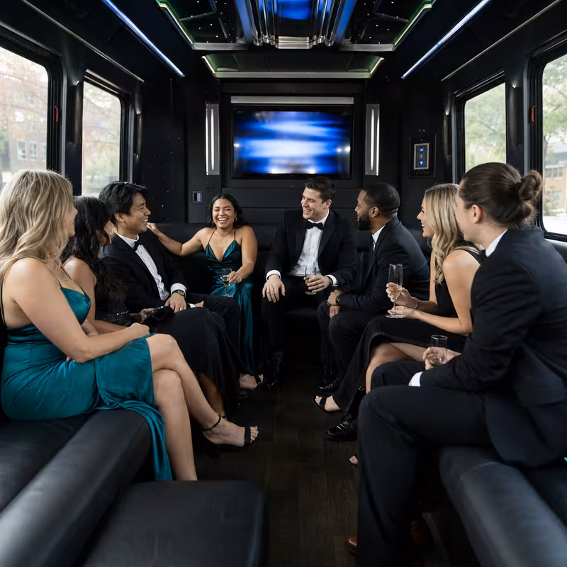 Morristown Prom & Homecoming Transportation fleet vehicle