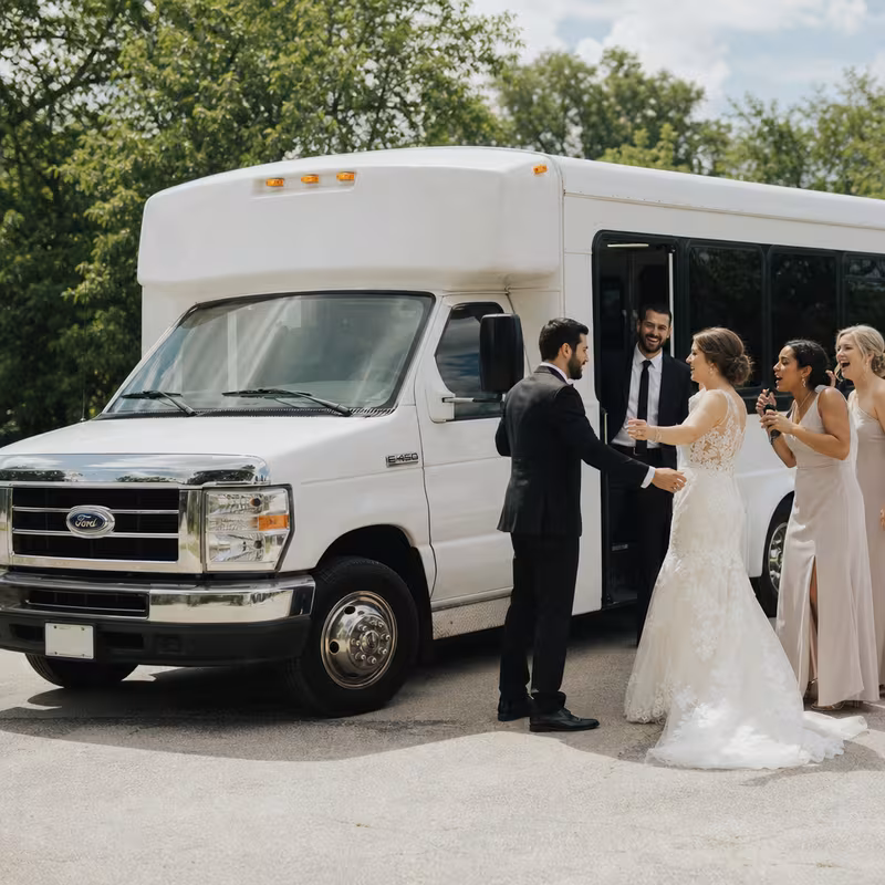 Morristown Wedding Transportation fleet vehicle