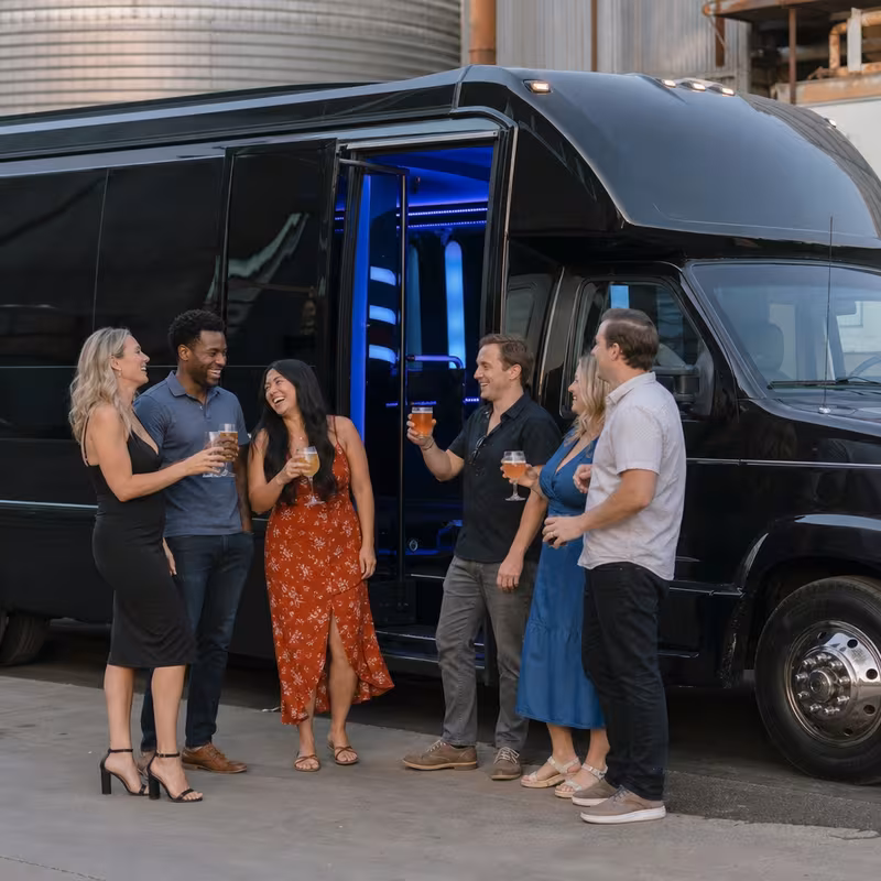 Morristown Winery & Brewery Tour Transportation fleet vehicle